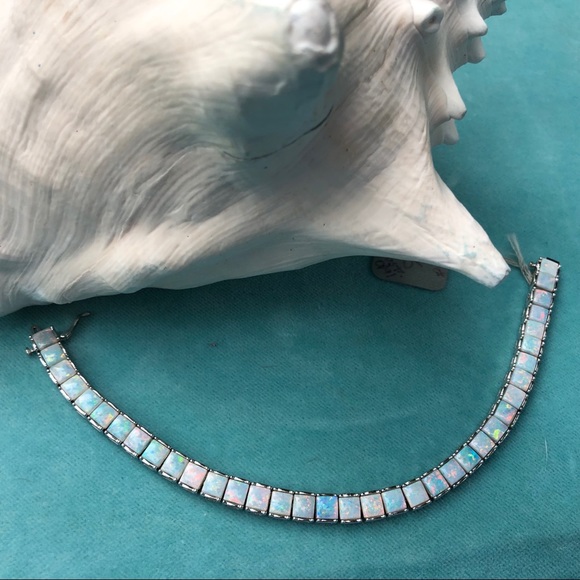 Genuine opal bracelet 14.75ct - Picture 6 of 6